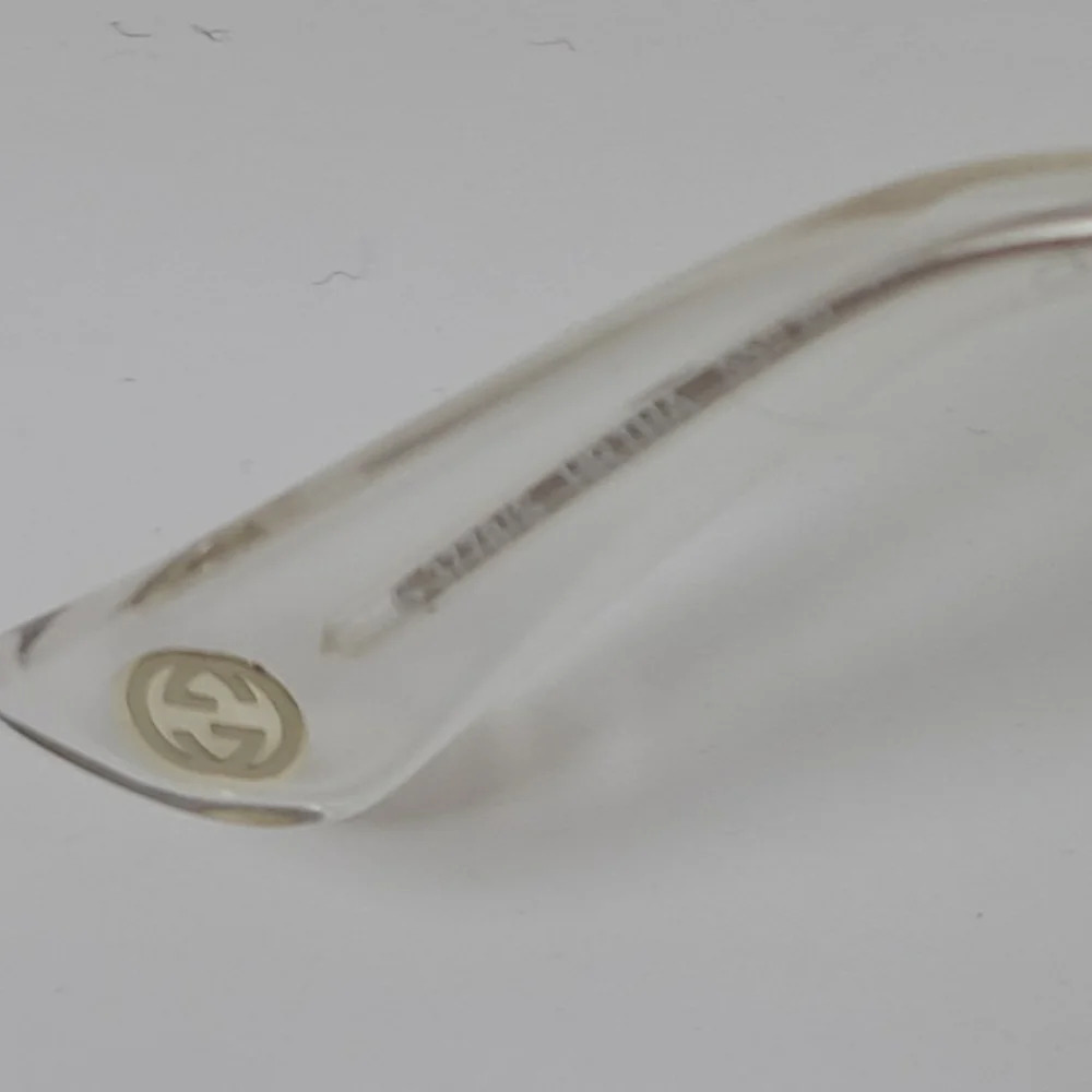 Gucci Sunglasses Silver Bamboo Square Tortoise Gray Gradient GG3778/S  54-15-130 - Picture 13 of 15